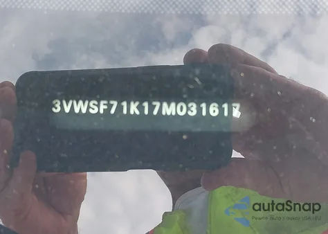 2007 Volkswagen Jetta 2.5 from USA, damaged, VIN 3VWSF71K17M031617